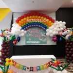 balon dekor rainbow
