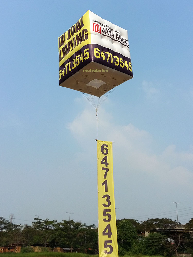 Balon udara ikan kubus jaya ancol
